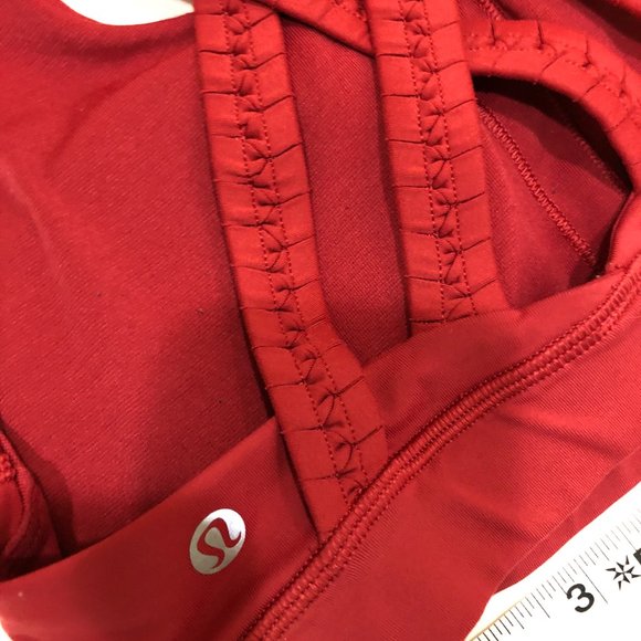 Lululemon Energy Bra Braided in Persian Red size 4 - Picture 5 of 8